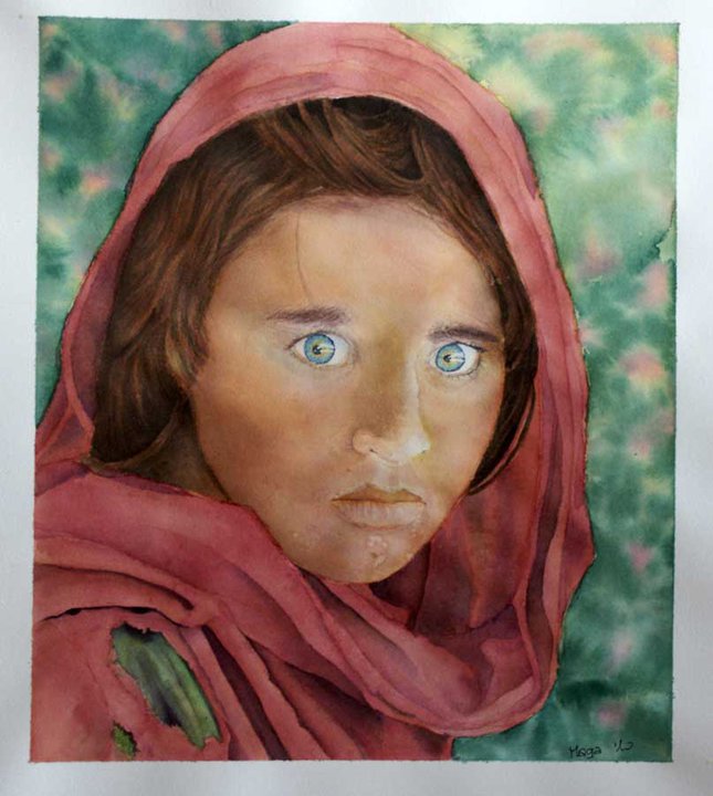 watercolor portrait